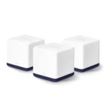 Mercusys Halo H50G AC1900 Dual Band Gigabit Mesh Router 3 Pack Price in BD - Sleek white triple mesh unit design.