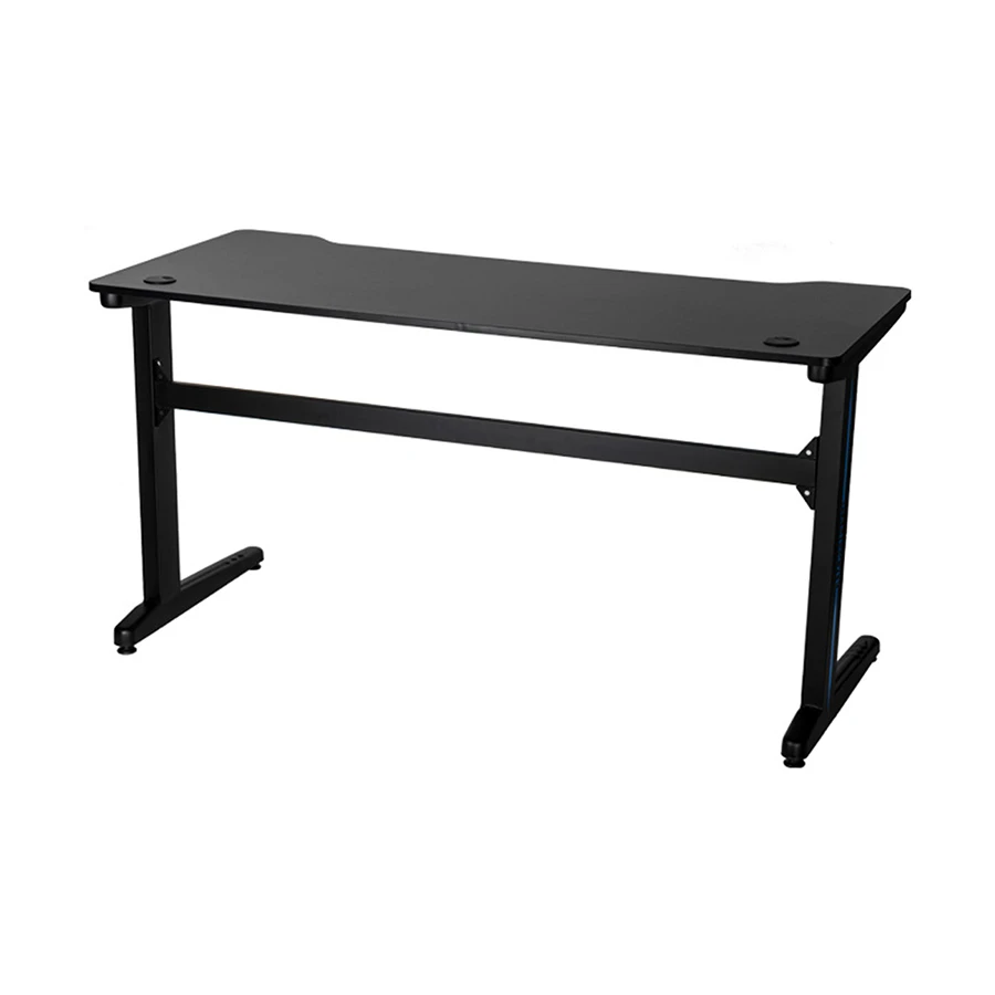 Havit GD903 Black Gaming Desk Price in BD - Front view of Havit GD903 Z-shaped black gaming desk
