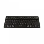 Havit HV-KB220BT Bluetooth Mini Keyboard Price in BD - Top view of Havit HV-KB220BT bluetooth mini keyboard beside tablet on desk