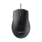 Havit MS80 Optical USB Mouse Price in BD - Top view of Havit MS80 optical USB mouse with cable