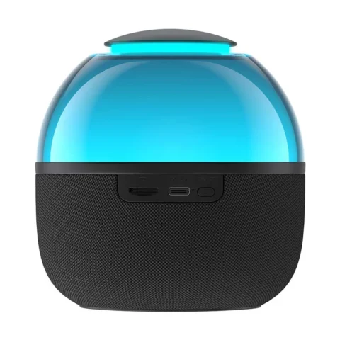 Havit SK900BT RGB Bluetooth Black Speaker Price in BD - Front view of Havit SK900BT speaker with multi-color RGB backlighting