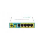 Mikrotik RB750UPr2 hEX PoE lite 5-Port Ethernet Router Price in BD - Compact white Mikrotik RB750UPr2 hEX PoE lite router casing.