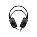 Havit HG902D RGB Gaming Headphone Price in BD - Front view of Havit HG902D gaming headphone with RGB lighting and microphone