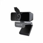 Havit HV-HN11P 1080P Webcam Price in BD - Front view of Havit HV-HN11P Full HD webcam with manual focus lens and monitor clip