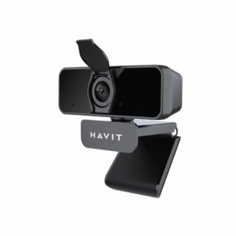 Havit HV-HN11P 1080P Webcam Price in BD - Front view of Havit HV-HN11P Full HD webcam with manual focus lens and monitor clip