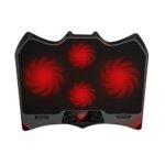Havit F2081 Gaming Laptop Cooling Pad Price in BD - Front view of Havit F2081 gaming laptop cooling pad with LED lighting