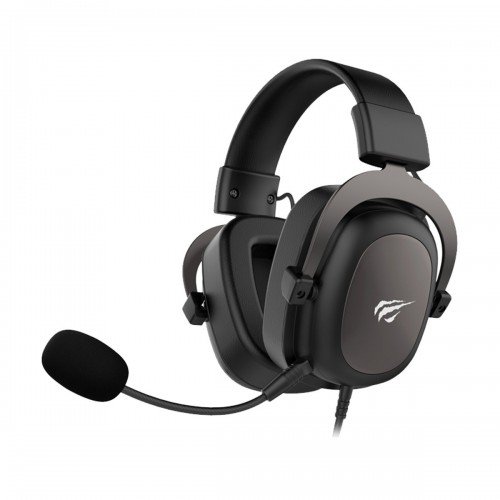 Havit HV-H2002D Gaming Headphone Price in BD - Front view of Havit HV-H2002D gaming headphone with detachable microphone and steel headband