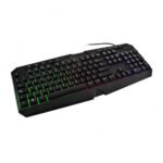 Havit HV-KB419L RGB USB Gaming Keyboard Price in BD - Top view of Havit HV-KB419L RGB gaming keyboard on setup desk