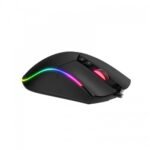 Havit Gamenote HV-MS1001S RGB Programmable Gaming Mouse Price in BD - Top view of Havit Gamenote HV-MS1001S RGB backlit programmable gaming mouse with USB cable