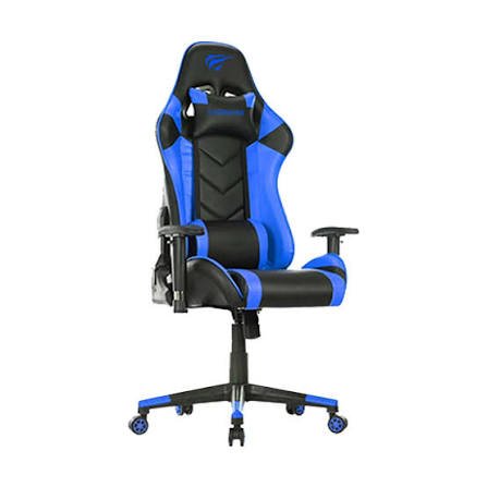 Havit HV-GC932 Gamenote Gaming Chair Black & White Price in BD - Front view of Havit HV-GC932 gaming chair in black and white color