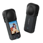 Insta360 X3 Action Camera Lens Cap Price in BD - Black flexible silicone protective cover designed for dual 360 lenses