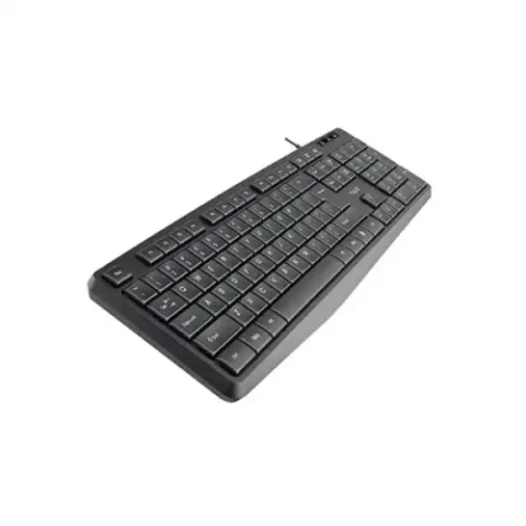 Havit KB2006 USB Exquisite Keyboard Price in BD - Top view of Havit KB2006 USB exquisite keyboard on office desk