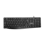 Havit KB2006 Pro USB Wired Keyboard Price in BD - Top view of Havit KB2006 Pro USB wired keyboard on office desk