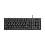 Havit KB241 USB Wired Keyboard Price in BD - Top view of Havit KB241 USB wired keyboard on office desk