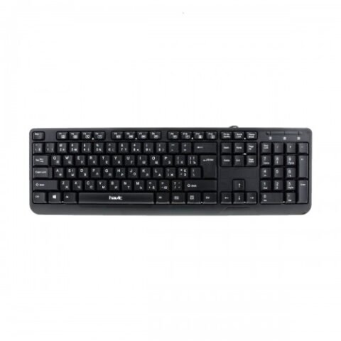 Havit KB378 USB Exquisite Keyboard with Bangla Price in BD - Top view of Havit KB378 exquisite USB keyboard with Bangla font