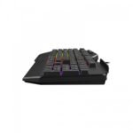 Havit KB488L Multi-Function Backlit Gaming Keyboard Price in BD - Top view of Havit KB488L multi-function backlit gaming keyboard on desk