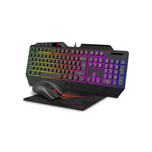 Havit KB889CM RGB Gaming Keyboard, Mouse & Mouse Pad 3-IN-1 Combo Price in BD - Overview of Havit KB889CM RGB gaming keyboard, optical mouse and mousepad bundle