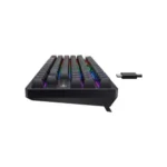 Havit KB892L RGB Mechanical Gaming Keyboard Price in BD - Top view of Havit KB892L RGB mechanical gaming keyboard on desk