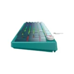 Havit KB899L RGB Gaming Mechanical Keyboard Price in BD - Top view of Havit KB899L RGB mechanical gaming keyboard on desk