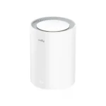 Cudy M1800 AX1800 Dual Band Mesh Router (1 Pack) Price in BD - White cylindrical Cudy M1800 Wi-Fi 6 mesh router unit.