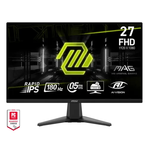 MSI MAG 275F 27 Inch 180Hz IPS FHD Gaming Monitor Black