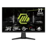 MSI MAG 275QF 27 Inch 180Hz IPS WQHD Gaming Monitor Black