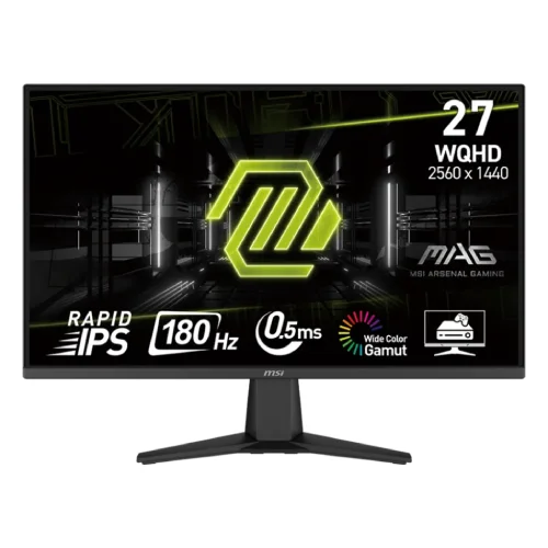 MSI MAG 275QF 27 Inch 180Hz IPS WQHD Gaming Monitor Black