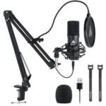 Maono AU-A04 192KHZ/24BIT Plug & Play USB Microphone Black