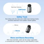 BOYA mini 2-02 Wireless Microphone System (TX-2, RX-1, With Case) Price in BD - Image 4