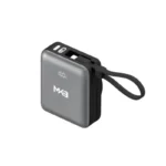 MKB PK71 10000mAh Magnetic Wireless Power Bank Price in Bangladesh - All-in-one portable charger with built-in cables and watch dock