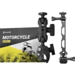 Insta360 Motorcycle Mount Bundle Price in BD - Heavy-duty metal handlebar clamp and adhesive mounting accessories for action cameras