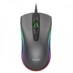 Havit MS72 Cool RGB LED USB Gaming Mouse Price in BD - Top view of Havit MS72 cool RGB LED USB gaming mouse black with cable
