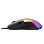Havit MS959 RGB Programmable Gaming Mouse Price in BD - Top view of Havit MS959 RGB backlit programmable gaming mouse with braided USB cable