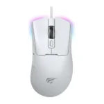 Havit MS966 RGB Programmable Gaming Mouse Price in BD - Top view of Havit MS966 RGB programmable gaming mouse with USB cable