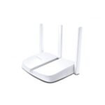 Mercusys MW306R 300Mbps Multi-Mode Wireless N WiFi Router Price in BD - Compact white 3-antenna wireless router design.