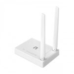 Netis W1 300Mbps WiFi Router Price in BD - Compact white single-band router design with two external antennas.