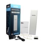 Netis WF2375 AC600 Wireless Dual Band High Power Outdoor AP Router Price in BD - White rugged outdoor directional access point design.