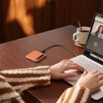 Boya Notra AI Voice Recorder Price in BD - Boya Notra ultra-slim magnetic AI voice recorder with 64GB storage and MagSafe phone attachment.