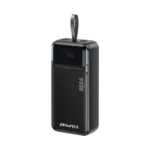Awei PA-103 Multi-Port 30000mAh 22.5W Portable Power Bank Price in Bangladesh - High capacity fast charging power bank