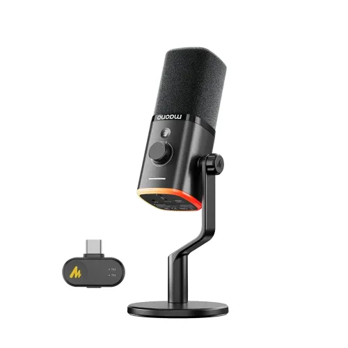 Maono PD100W Wireless Dynamic Microphone Black