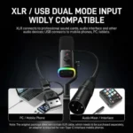 MAONO PD100X RGB USB/XLR Dynamic Microphone Black