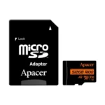Apacer R100 MicroSDXC UHS-I U3 V30 A2 512GB Class-10 Memory Card with Adapter AP512GMCSX10U8-R