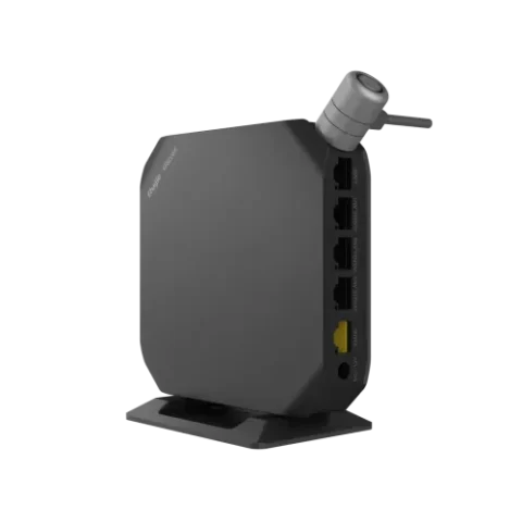 Ruijie RG-EG105GW(T) Wi-Fi 5 1267Mbps Wireless Business Router Price in BD - Front view of Ruijie RG-EG105GW(T) wireless gateway router with external antennas.
