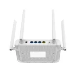 Ruijie RG-EW1200 1200M Dual Band WiFi Router Price in BD - White Ruijie RG-EW1200 dual band mesh router with four high-gain external antennas.