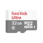SanDisk Ultra 32GB Class 10 100MB/s Micro SDHC UHS-I Memory Card Price in BD - Red and grey micro SDHC memory card featuring 100MB/s speed label
