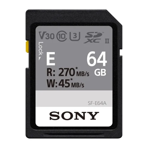 Sony SF-E Series UHS-II SDXC 64GB Memory Card SF-E64