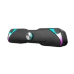 Xtrike Me SK-406 RGB Stereo Gaming Speaker Price in BD - Black compact soundbar design with RGB lighting.