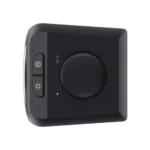 Havit SK215 2.0 RGB Bluetooth Soundbar Price in BD - Front view of Havit SK215 RGB desktop bluetooth soundbar illuminated under monitor