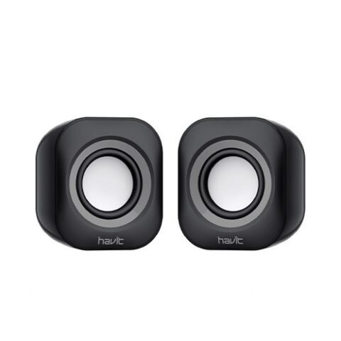 Havit SK704 2.0 USB Speaker Price in BD - Front view of Havit SK704 compact USB 2.0 desktop speakers