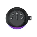 Havit SK808BT RGB Bluetooth Speaker Price in BD - Front view of Havit SK808BT mini wireless RGB speaker illuminated
